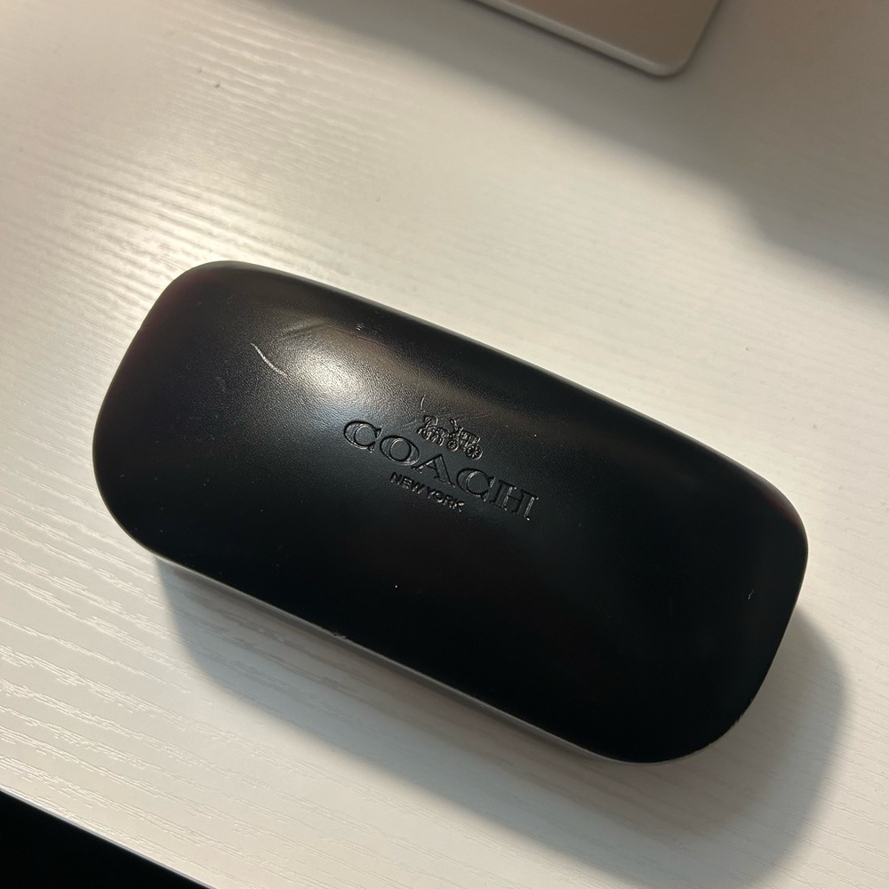 Coach Black Eyeglass Case